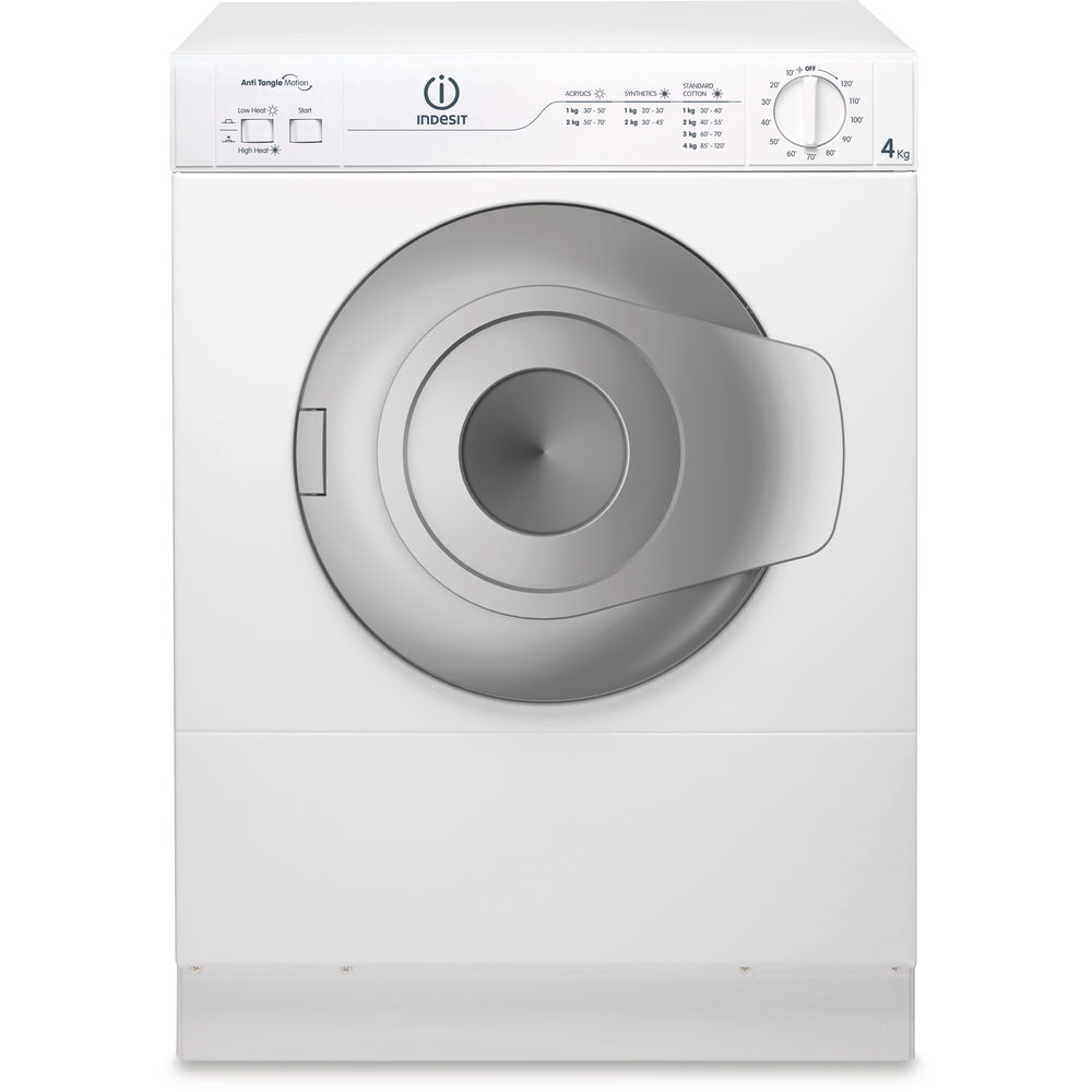 Secadora Indesit 41 eu 4kg blanco 66db de evacuacion nis41v ventilación compacta 4 66 carga