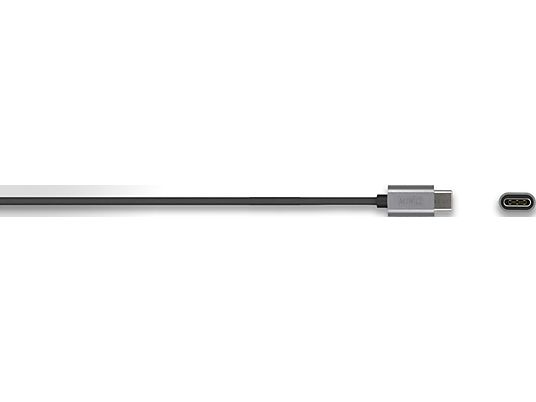 ARTWIZZ 9604-1727 - Câble de chargement et de données USB-C (Gris/Noir)
