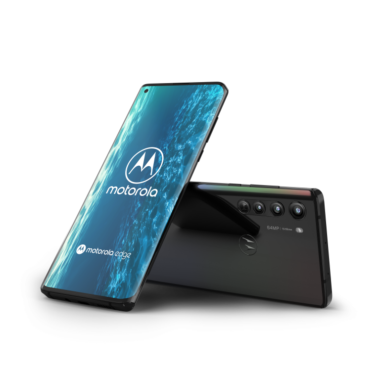 Móvil - Motorola Edge, Negro, 128 GB, 6 GB, 6.7'' Full HD+, Qualcomm Snapdragon 765, 4500 mAh, Android