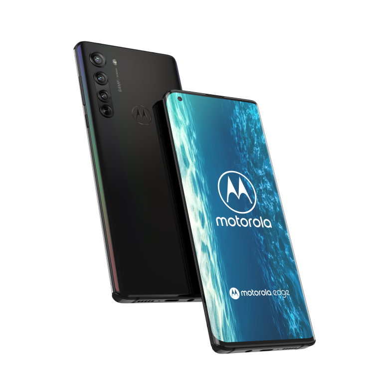 Móvil - Motorola Edge, Negro, 128 GB, 6 GB, 6.7'' Full HD+, Qualcomm Snapdragon 765, 4500 mAh, Android