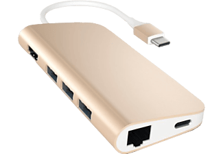 SATECHI ST-TCMAG - Hub multiport USB-C (Or/Blanc)