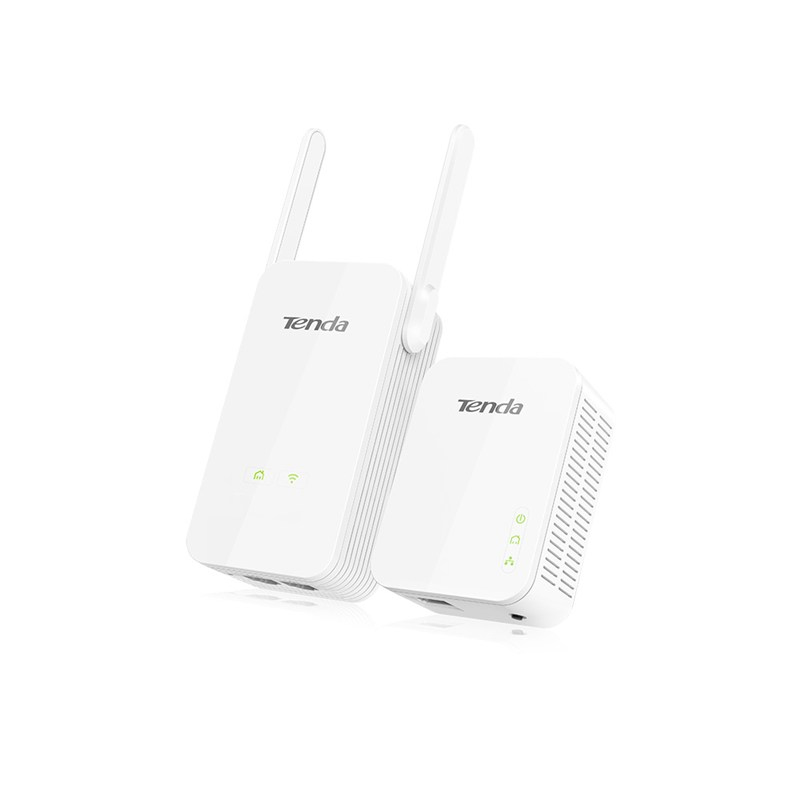 Adaptador Wifi Tenda ph5 kit 2 1000mbps homeplug av2 blanco av1000 extensor de red por linea gigabit powerline 1000 300 clonado 3 puertos plug and play iptv wps y plc con pline 10 100