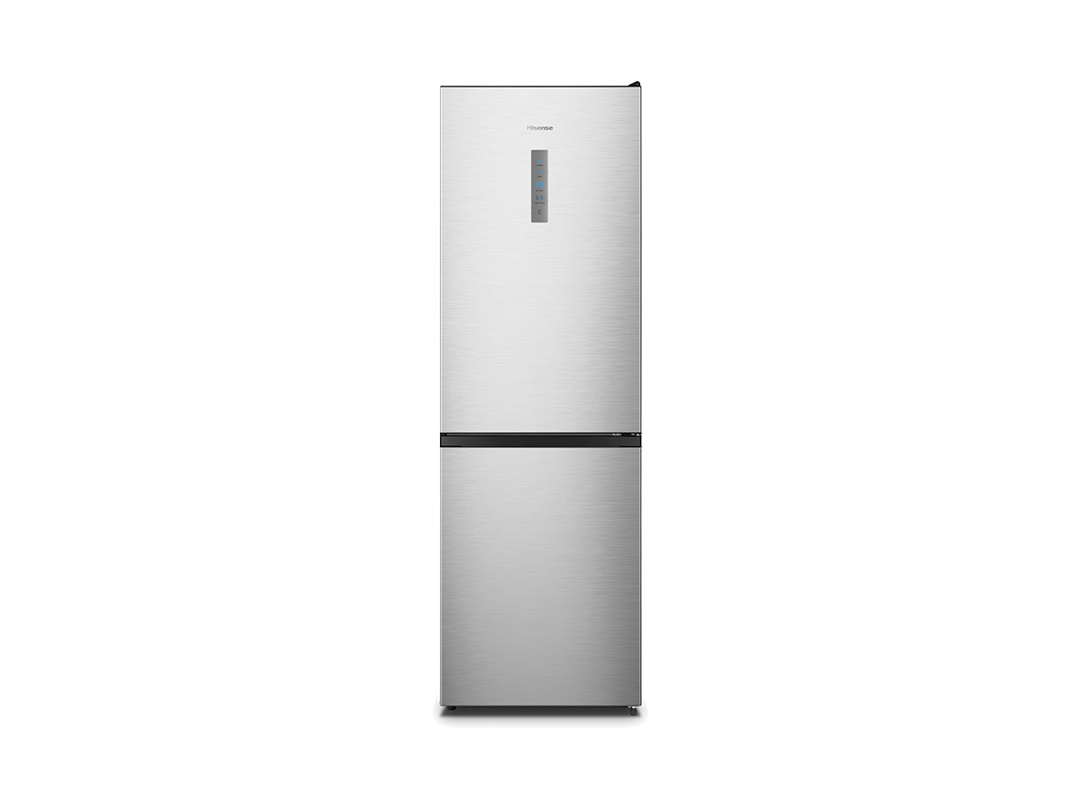 Frigorífico combi - Hisense RB390N4BC2 INOX, 38 db, No Frost, 300 l, Luz LED, Multi Air Flow, Inox