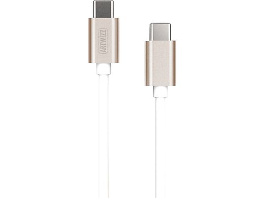 ARTWIZZ 9611-1728 - Câble de chargement et de données USB-C (Or/Blanc)