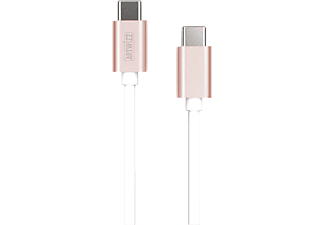 ARTWIZZ 0579-1807 - Câble de chargement et de données USB-C (Or rose/Blanc)