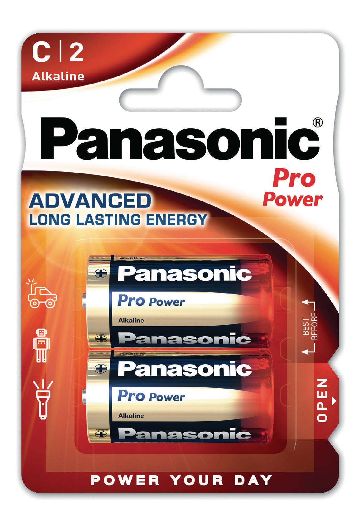 C Batterie, Alkaline 00225999 LR14PPG/2BP PANASONIC