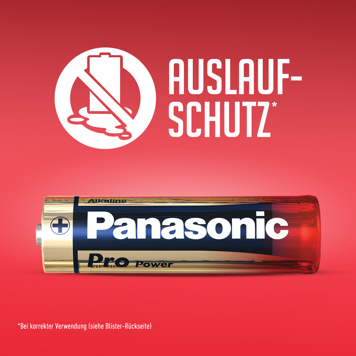 PANASONIC Batterie, Volt LR20PPG/2BP 1.5 D Alkaline, 00215999