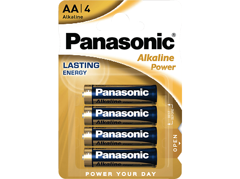 Alkaline, Mignon AA Volt 00231999 Batterie, LR6APB/4BP PANASONIC 1.5