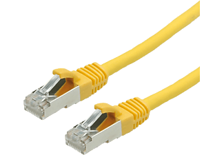 VALUE 21.99.1282 - Netzwerkkabel, 10 m, Cat-6, geschirmt, Gelb