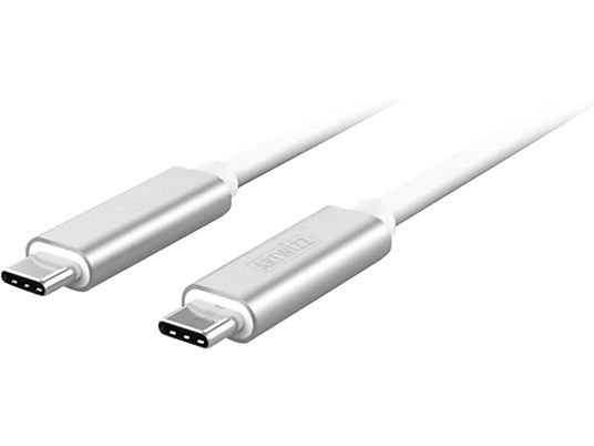 ARTWIZZ 8249-1592 - Câble de chargement et de données USB-C (Argent/Blanc)