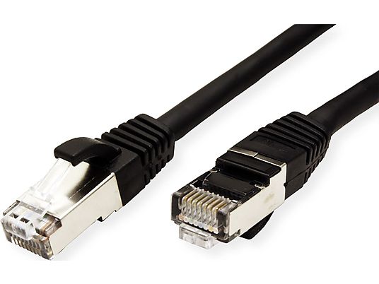 VALUE 21.99.1265 - Câble réseau, 5 m, Cat-6, non blindé, Noir
