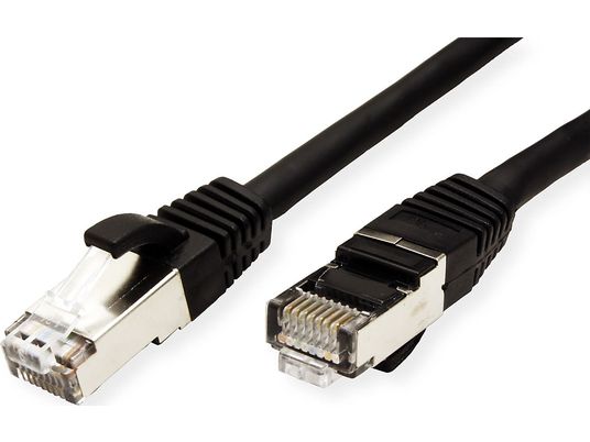 VALUE 21.99.1245 - Câble réseau, 2 m, Cat-6, non blindé, Noir