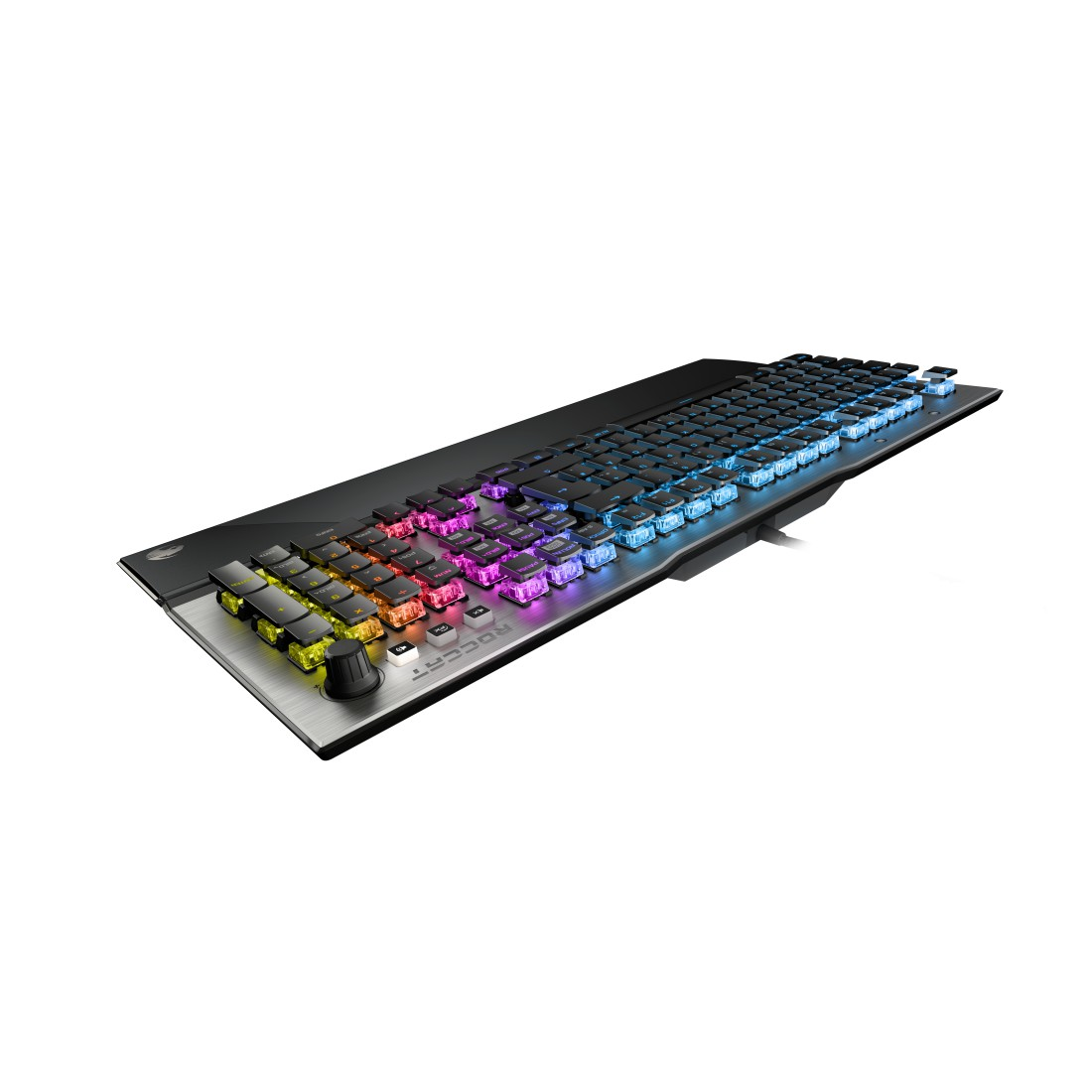 ROCCAT Vulcan 120 AIMO, Gaming Tastatur, Mechanisch, Titan Switch Mechanical taktil, kabelgebunden, Anthrazit
