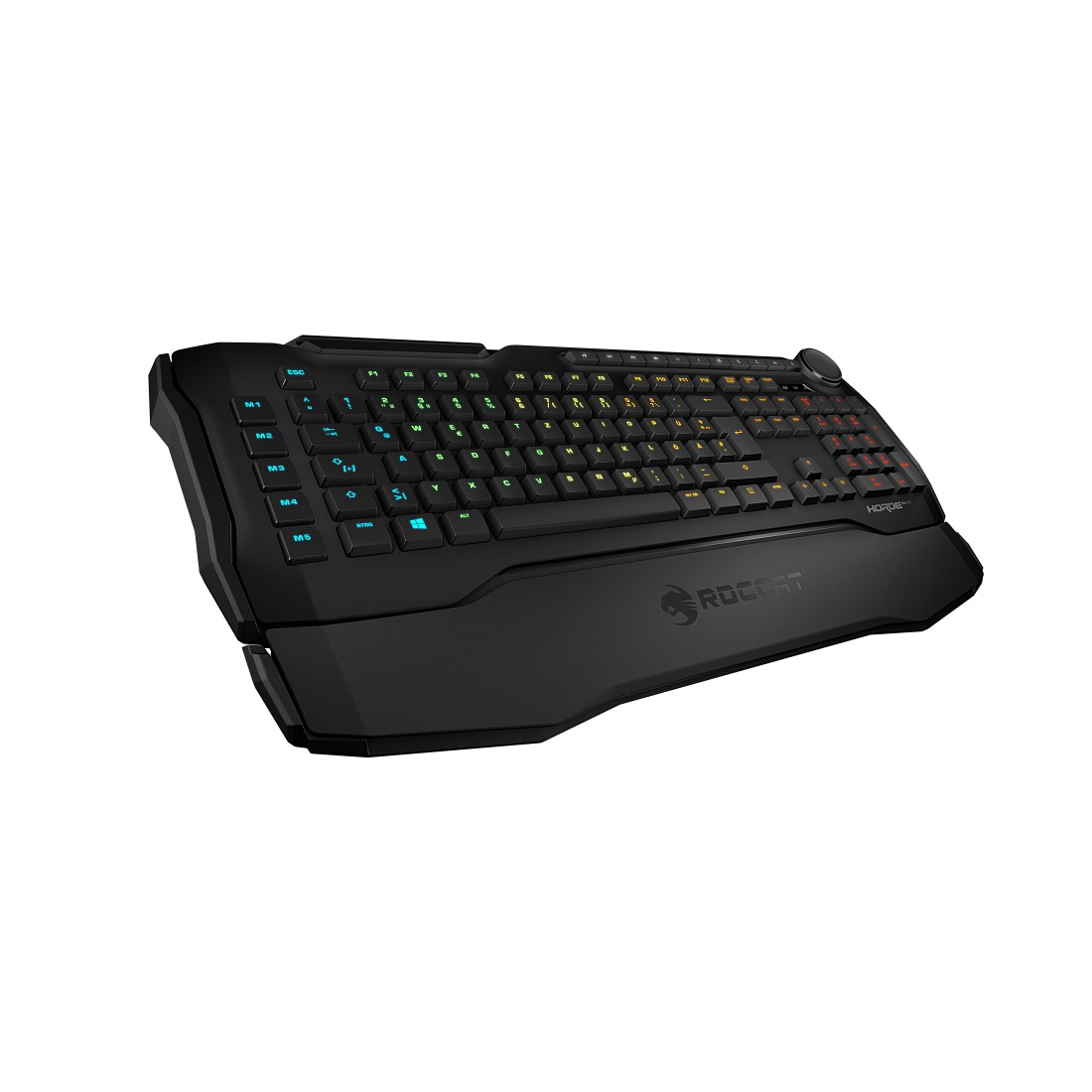 ROCCAT Horde AIMO, Gaming Tastatur, Rubberdome, kabelgebunden, Schwarz