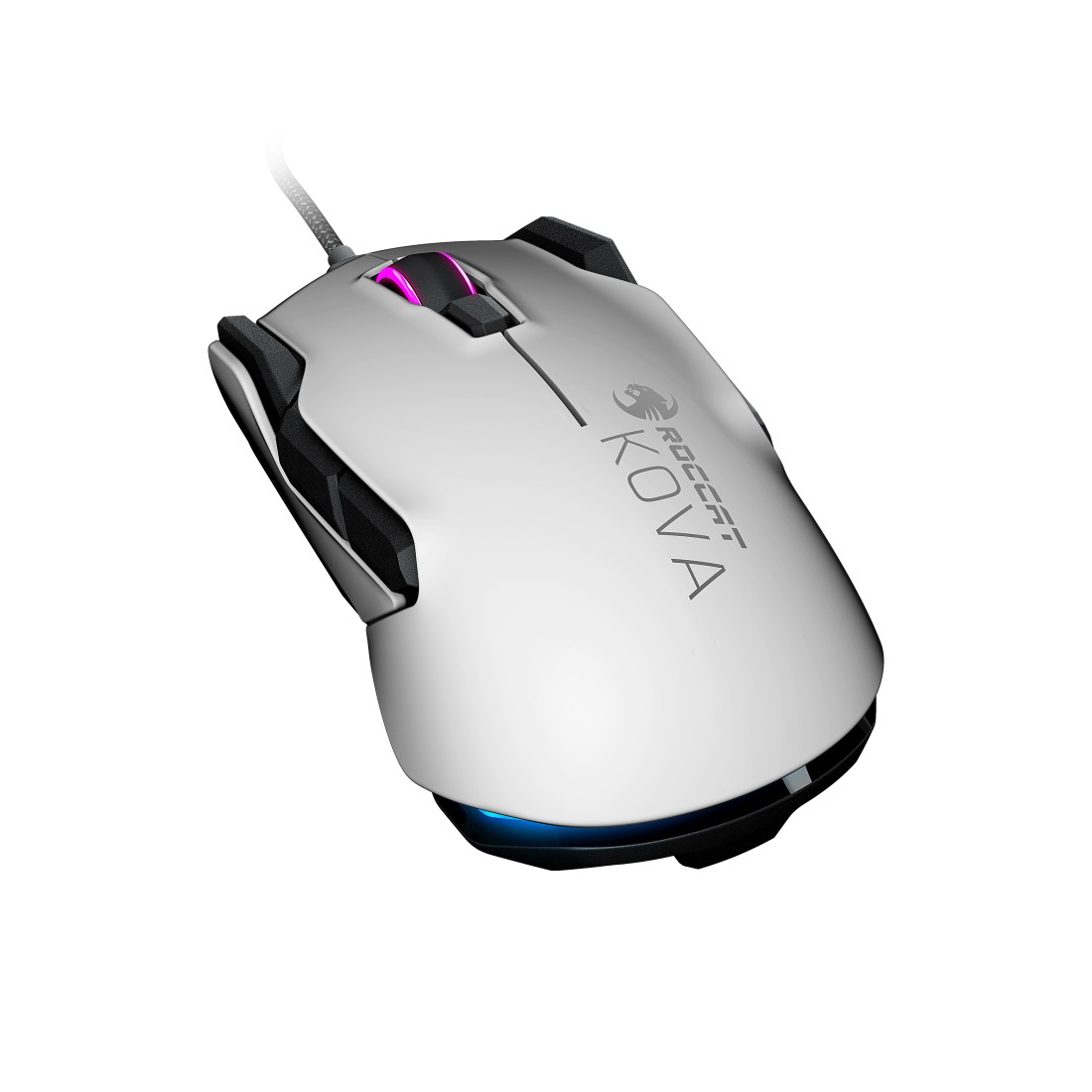 ROCCAT Kova AIMO - Ambidextrous Gaming Maus, Weiß
