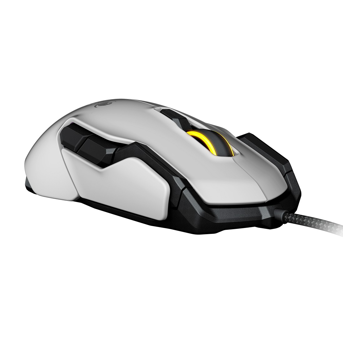 ROCCAT Kova AIMO - Ambidextrous Gaming Maus, Weiß