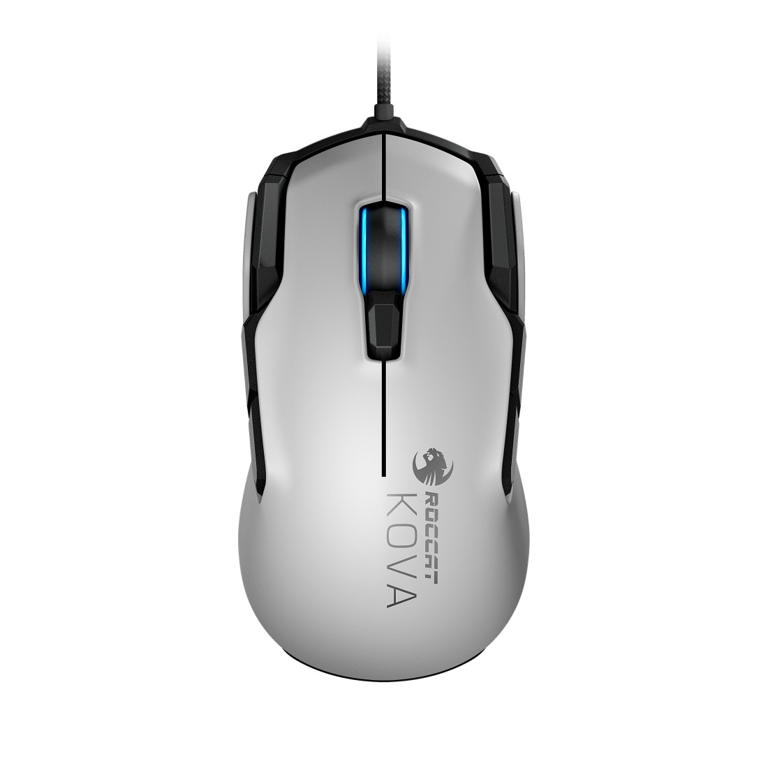 ROCCAT Kova AIMO - Ambidextrous Gaming Maus, Weiß