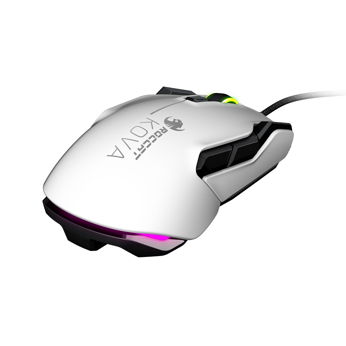 ROCCAT Kova AIMO - Ambidextrous Gaming Maus, Weiß