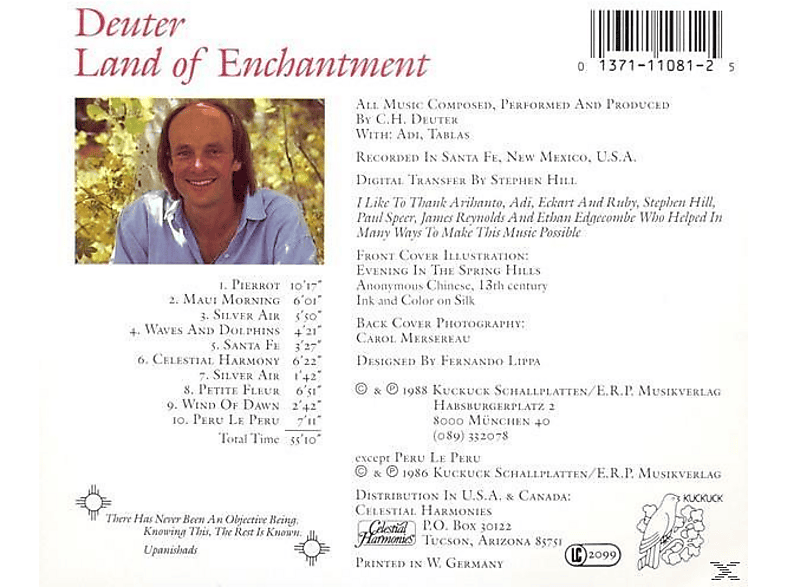 Thumbnail - Deuter - Land Of Enchantment (CD)