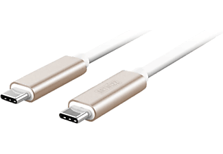 ARTWIZZ 8263-1594 - Ladekabel/Datenkabel USB-C (Gold/Weiss)