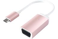 SATECHI ST-TCVGAR - Adattatore da USB-C a VGA (Bianco/Oro rosa)