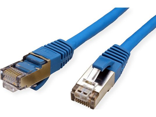VALUE 21.99.1254 - Câble réseau, 3 m, Cat-6, non blindé, Bleu