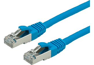 VALUE 21.99.1284 - Netzwerkkabel, 10 m, Cat-6, geschirmt, Blau