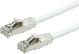 VALUE 21.99.1246 - Câble réseau, 2 m, Cat-6, non blindé, Blanc
