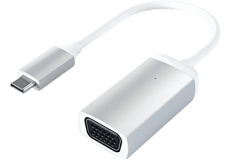 SATECHI ST-TCVGAS - Adapter USB-C zu VGA (Weiss/Silber)