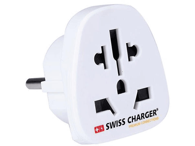 SWISS CHARGER SCP-20061 Universal Seyahat Adaptörü Beyaz