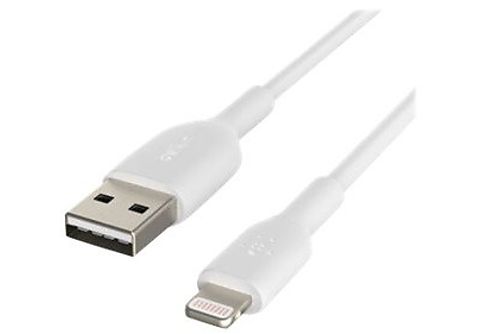BELKIN USB-kabel - Lightning 1 m Wit (CAA001bt1MWH)