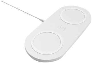 BELKIN Station de charge sans fil Dual Blanc (WIZ002VFBK)