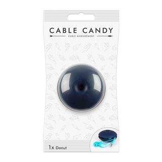 CABLE CANDY Donut - Scatola per cavi (Blu)