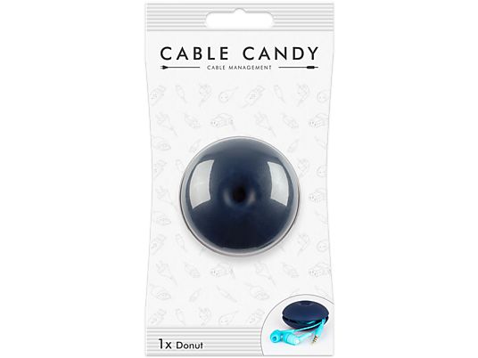 CABLE CANDY Donut - Boîte à câble (Bleu)