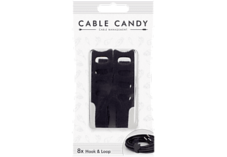 CABLE CANDY Hook & Loop - Kabelbinder (Schwarz)