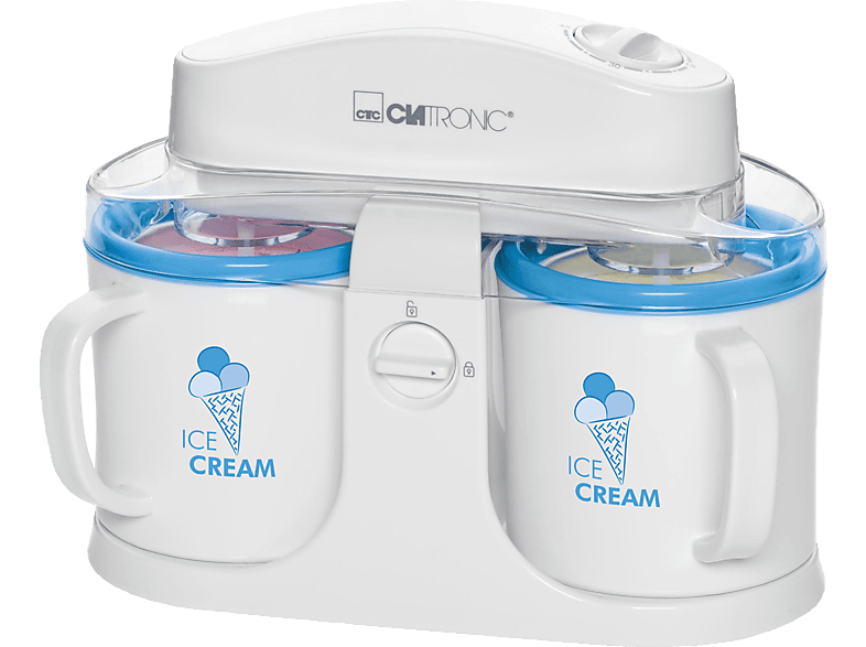 CLATRONIC ICM 3650 Eismaschine (12 Watt, Weiß)
