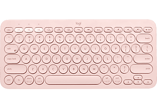 LOGITECH K380 Multidispositif (Qwertz) Suisse - Clavier Bluetooth (Rose)