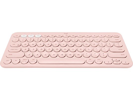 LOGITECH K380 Multi-Device (Qwertz) Schweizerisch - Bluetooth Tastatur (Rose)