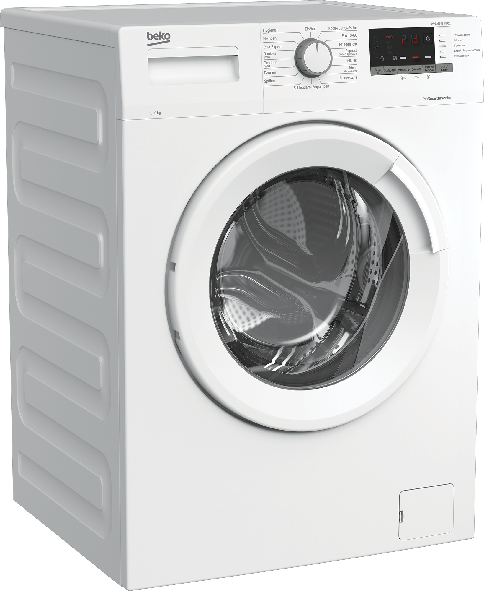 BEKO WML61433NPS1 D) 1400 (6 Waschmaschine U/Min., kg