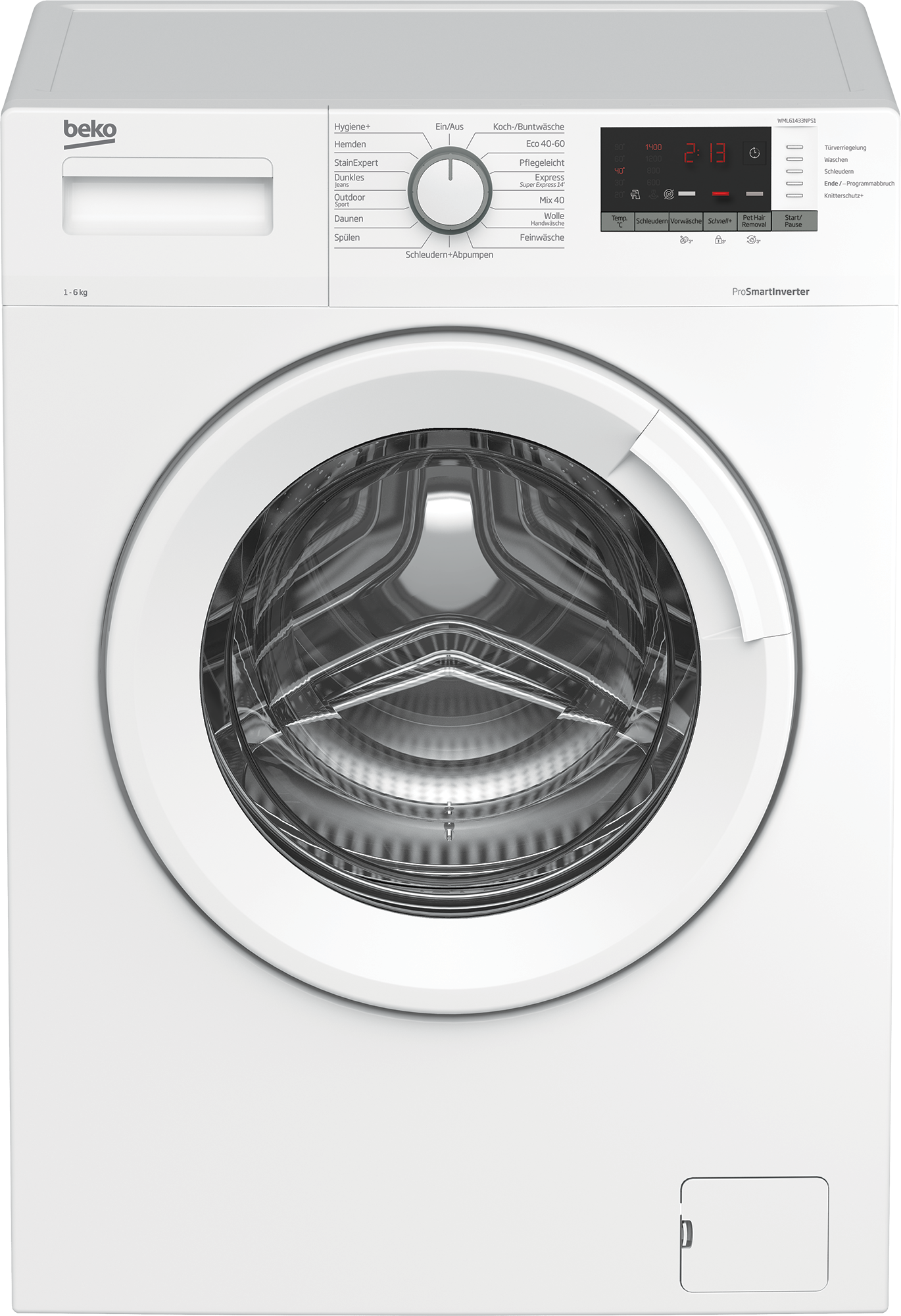 BEKO WML61433NPS1 Waschmaschine (6 U/Min., kg, D) 1400