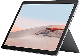 MICROSOFT Surface Go 2, Convertible mit 10,5 Zoll Display, Intel® Core™ M Prozessor, 8 GB RAM, 128 GB SSD, Intel UHD Grafik 615, Platin