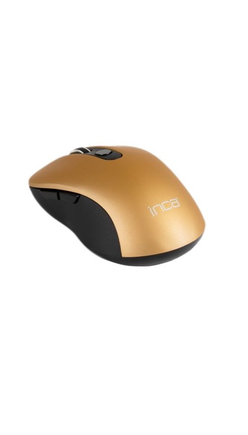 INCA IWM-233RG 1600 Dpi Silent Wireless Sessiz Kablosuz Mouse Gold