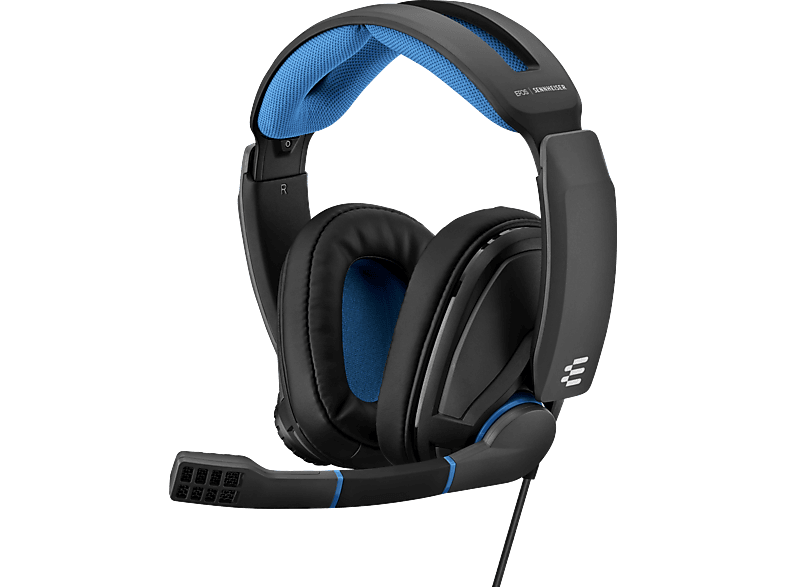 Headset Gaming GSP EPOS 300 Schwarz/Blau , SENNHEISER Over-ear