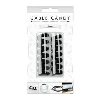 CABLE CANDY Snake - Attache-câbles en spirale (Noir)
