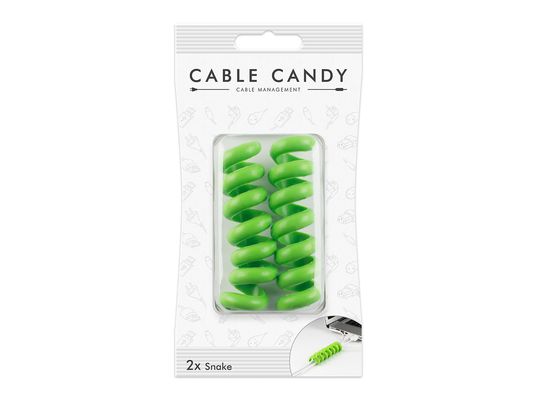 CABLE CANDY Snake - Attache-câbles en spirale (Vert)