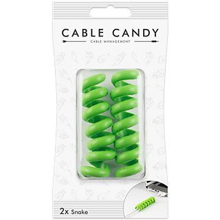 CABLE CANDY Snake - Attache-câbles en spirale (Vert)