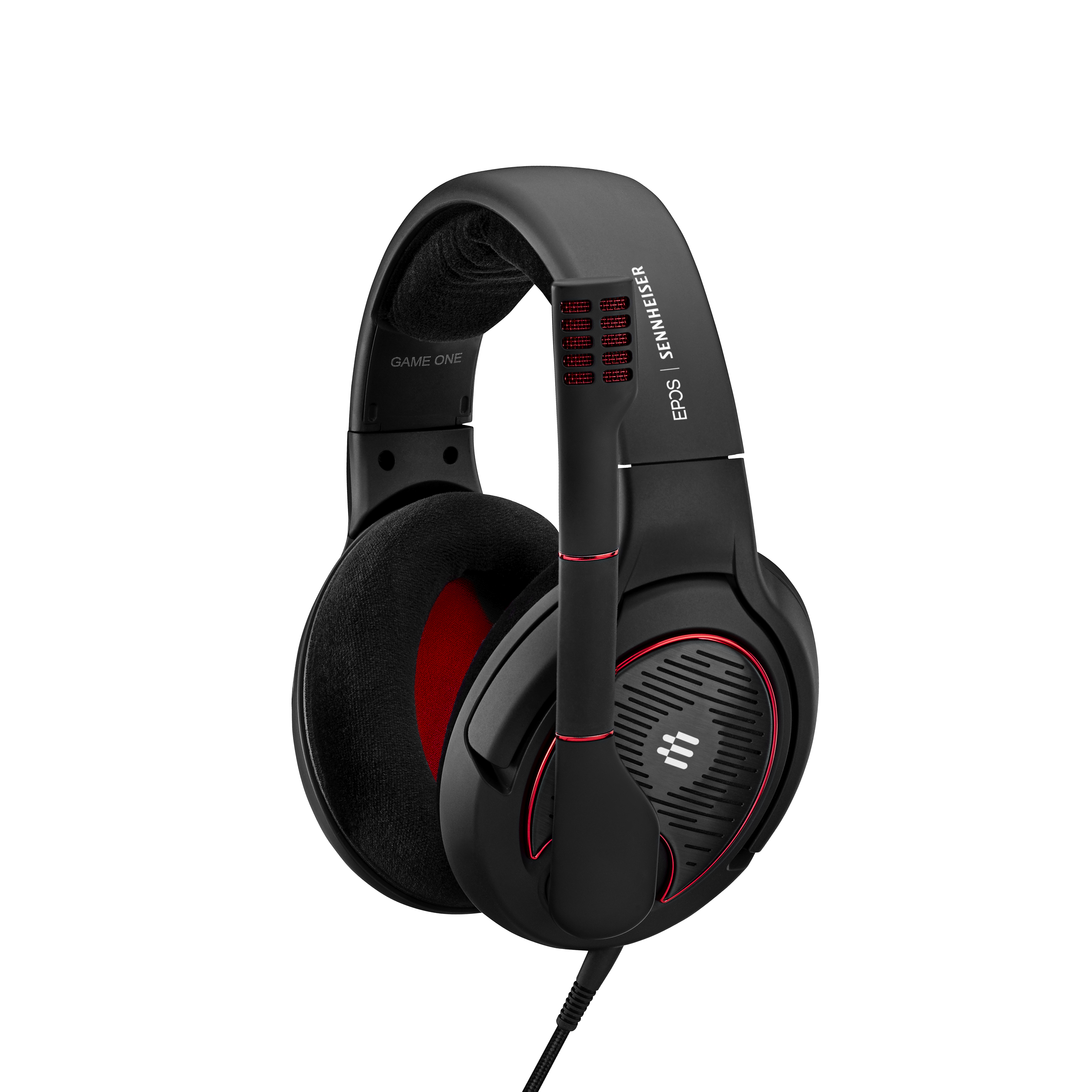 EPOS SENNHEISER Game one, Over-ear Gaming Headset Schwarz/Rot