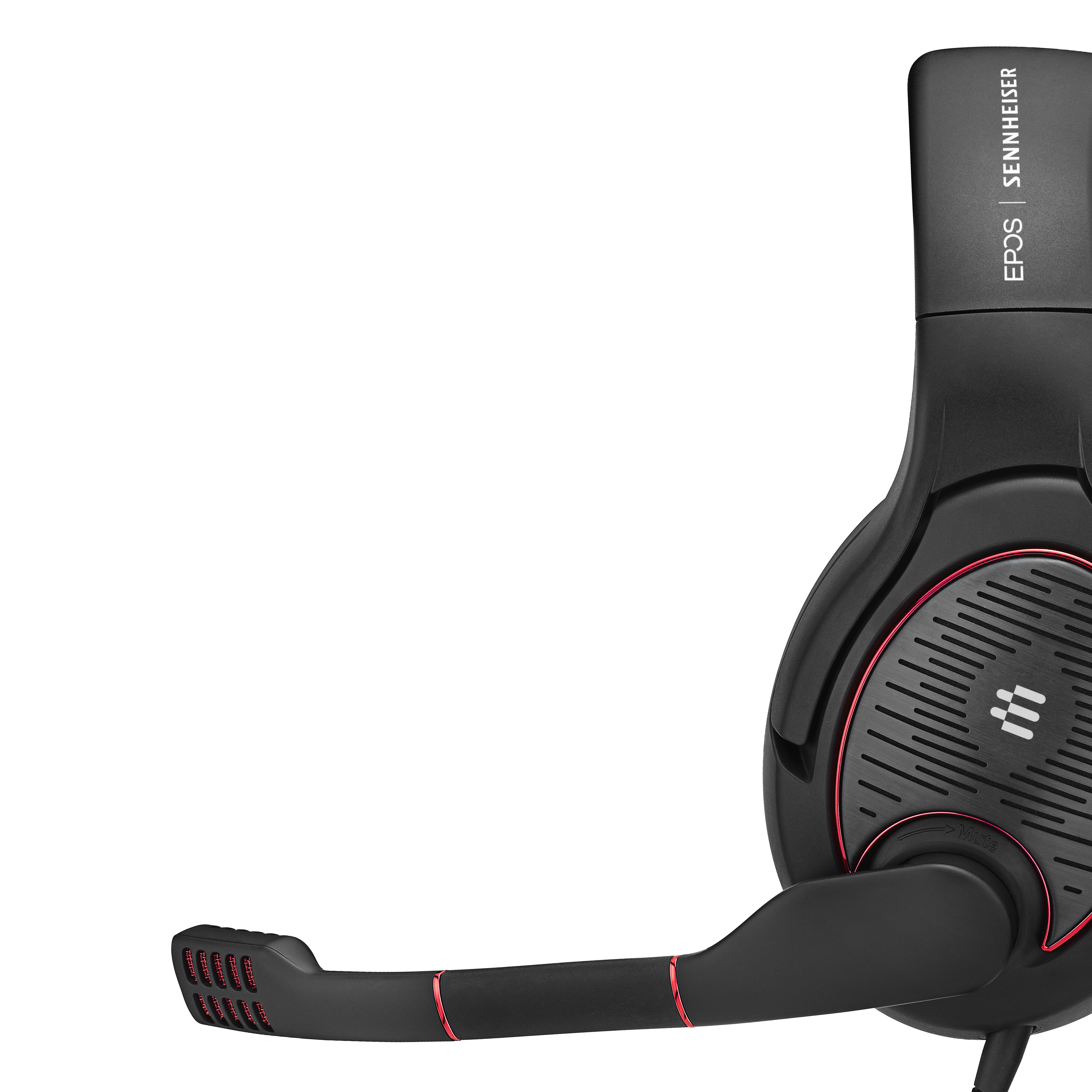 EPOS SENNHEISER Game one, Over-ear Gaming Headset Schwarz/Rot