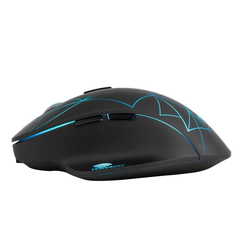 INCA IWM-551 Rechargeable 4 Led illuminated Silent Wireless Sessiz Kablosuz Mouse Siyah