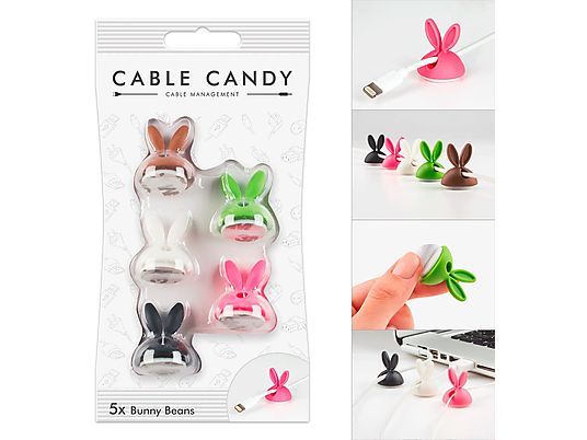CABLE CANDY Bunny Beans - Fissaggio dei cavi (Multicolore)